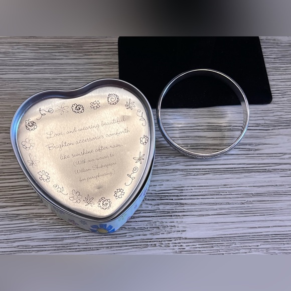 Brighton Silver and Black Starry Bangle - Picture 4 of 5